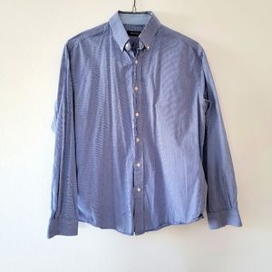 Nautica men's dress shirt neck size 15.5 color blue